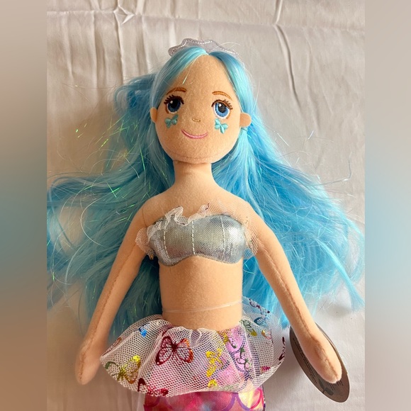 Aurora Cheeky’s Butterfly Mermaid Doll Eco Friendly NWT - Picture 2 of 9